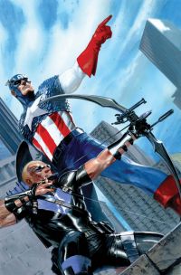 Captain America and Hawkeye