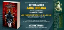 Pozvánka na autogramiádu Jana Urbana a křest jeho knihy